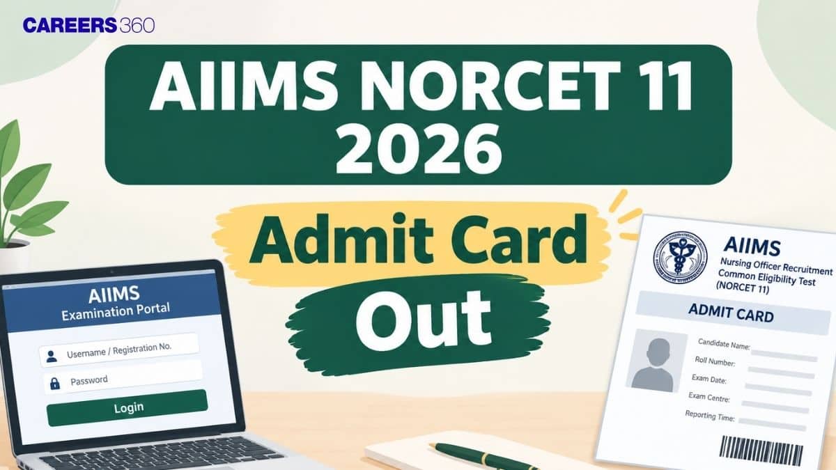 AIIMS NORCET 11 2026 Admit Card Out: Download at aiimsexams.ac.in